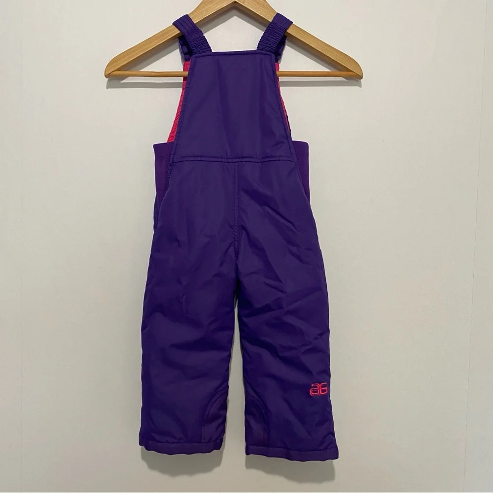 Arctix Toddler‎ Snow Bib Overalls 3T Purple Insulated Waterproof Winter